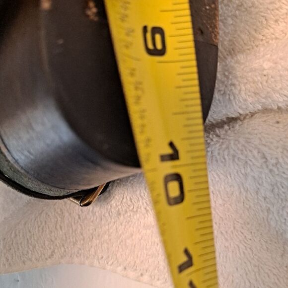 Ralph Lauren Collection Harness Boots Italy Green Suede 1.5" Cowgirl Heel Buckle - Picture 14 of 15